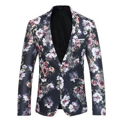 Don’t miss out – huge discounts on men’s trendy styles. Men's Blazer Floral One Button Blazer Black Don’t miss out – huge discounts on men’s trendy styles. Men's Blazer Floral One Button Blazer Black