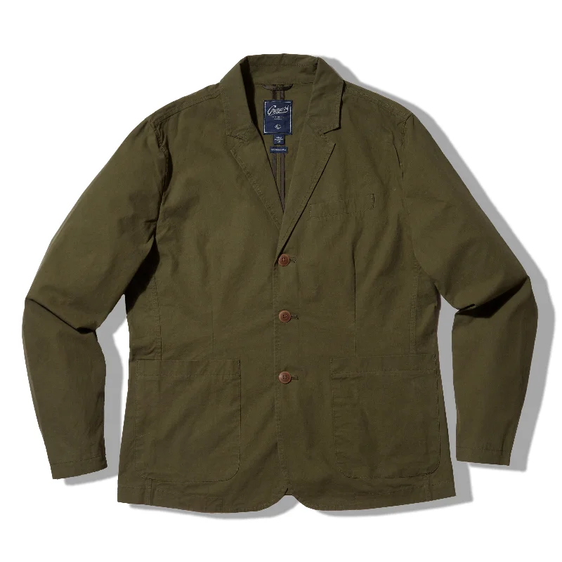 Save big on men’s casual wear – today only!  Mercer Cotton Blazer - Dark Olive