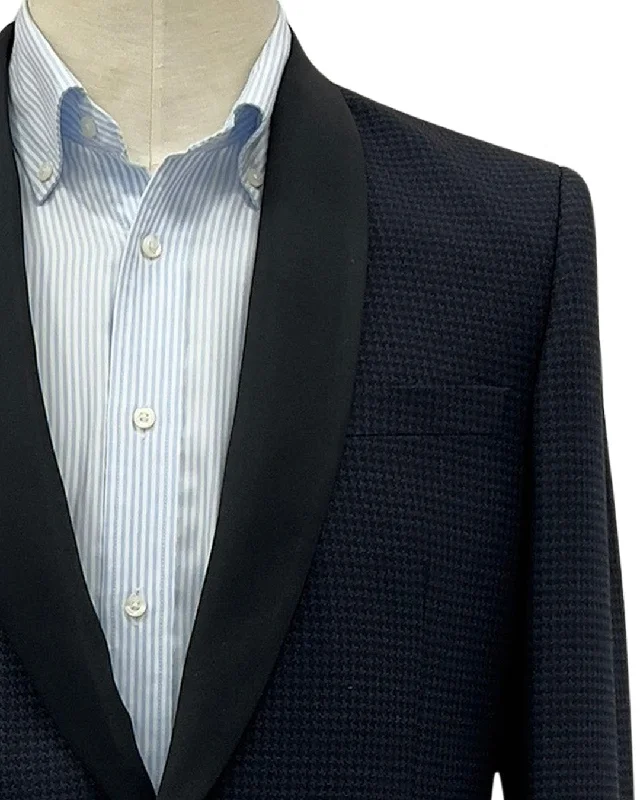 Shop exclusive offers on men’sapparel   Navy Classic Puppy Tooth Jacket
