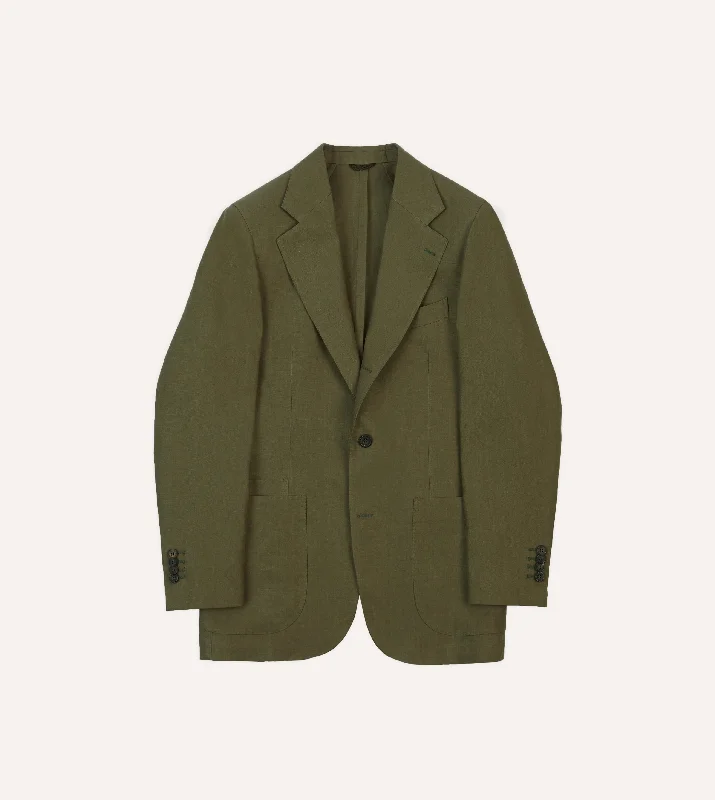 Shop stylish fashion – Get huge savings on men’s clothing. Olive Irish Linen Tailored Jacket Shop stylish fashion – Get huge savings on men’s clothing. Olive Irish Linen Tailored Jacket