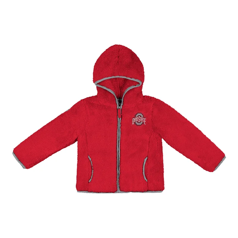 Men’s wardrobe essentials now at unbeatable prices.  Infant Ohio State Buckeyes Ellen Sherpa Scarlet Full Zip Jacket