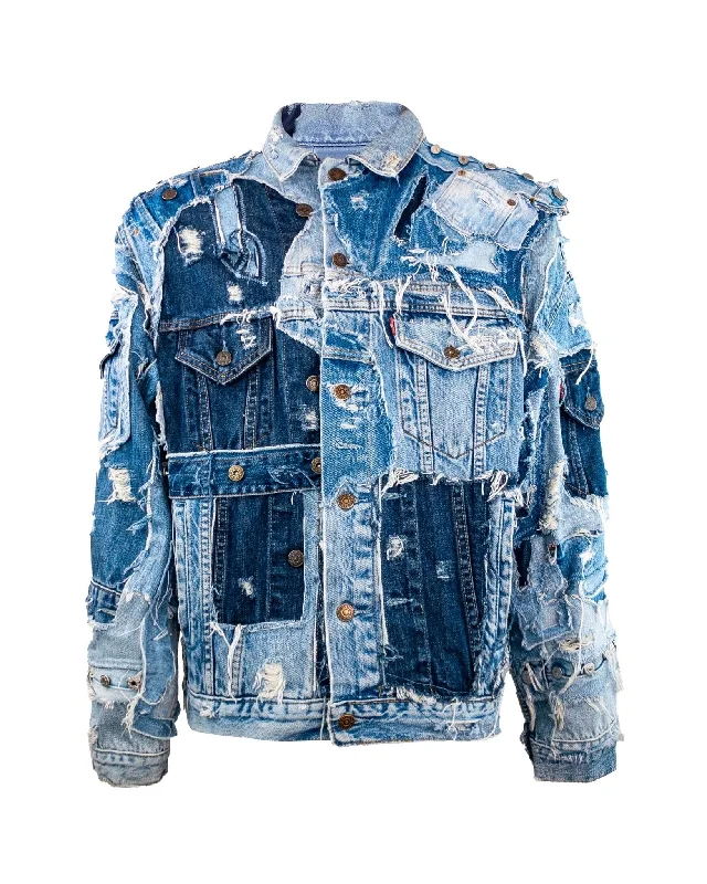 Shop trendy clothing for every season – Special promotion today.  Patchwork Jacket
