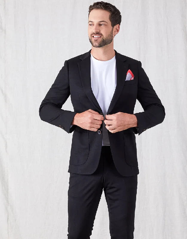 Shop fashion favorites at discounted prices – Limited time offer. Pearse Black Jersey Blazer Shop fashion favorites at discounted prices – Limited time offer. Pearse Black Jersey Blazer