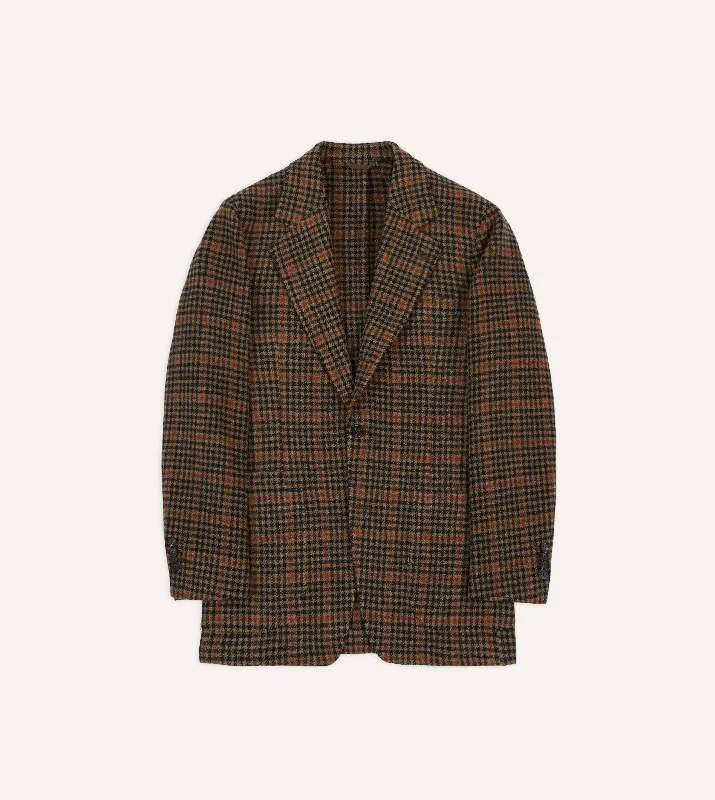 Get ready for the season with exclusive savings on trendy clothes. Rust Houndstooth Check Tweed Blazer Get ready for the season with exclusive savings on trendy clothes. Rust Houndstooth Check Tweed Blazer