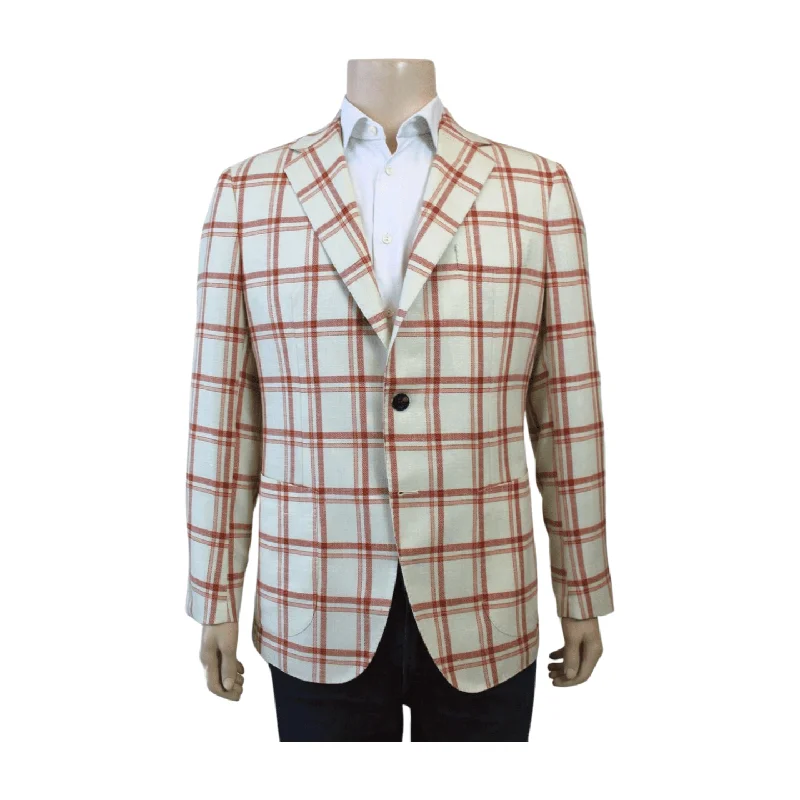 Shop the essentials – men’s wardrobe must-haves on sale. Sartorio Sport Coat - Orange & Tan Windowpane Shop the essentials – men’s wardrobe must-haves on sale. Sartorio Sport Coat - Orange & Tan Windowpane