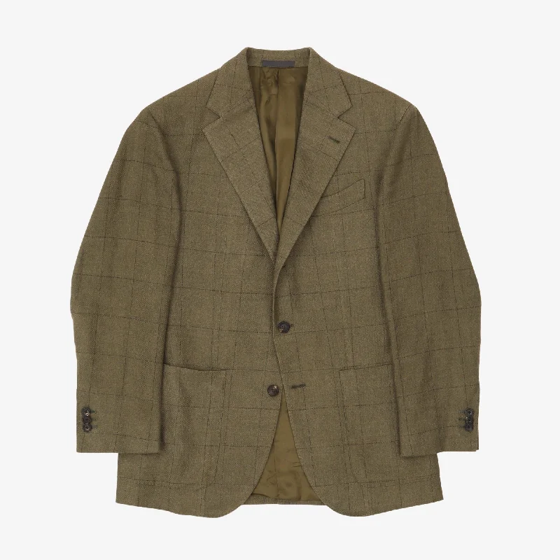 Shop the best  fashion at prices you can’t beat.  Silk Linen Check Blazer