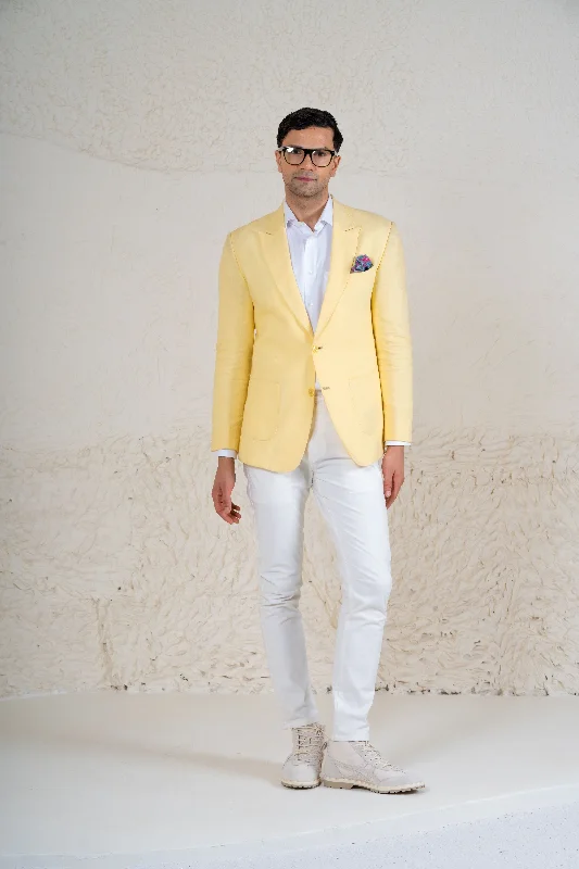 Seasonal clearance – Save on all clothing essentials this weekend. Yellow Linen Blazer Seasonal clearance – Save on all clothing essentials this weekend. Yellow Linen Blazer