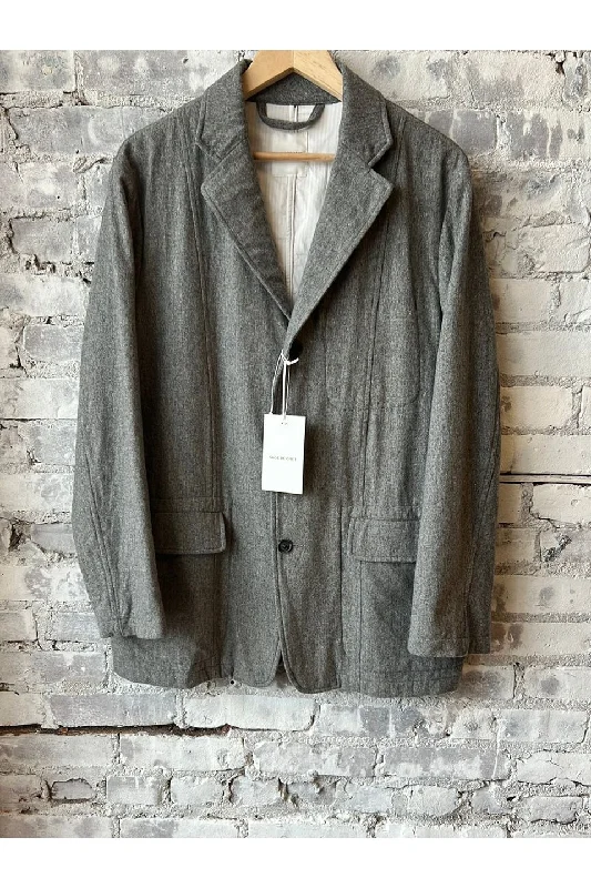 Shop the best clothing sales of the year!  Three Button Jacket - Light Grey