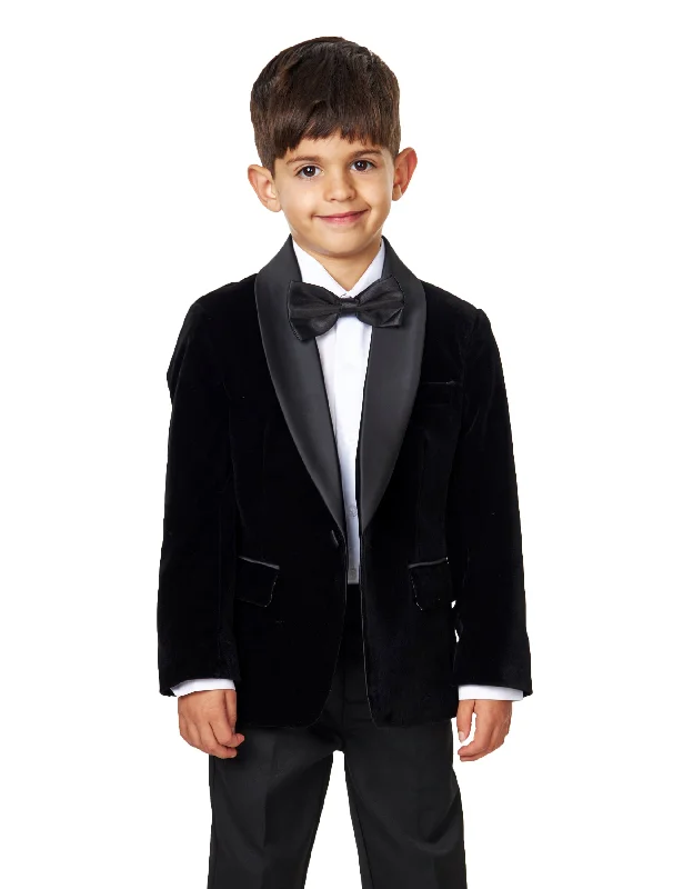 Seasonal fashion sale – Save on all your wardrobe essentials today! TUXEDO TIM - BOYS BLACK VELVET BLAZER Seasonal fashion sale – Save on all your wardrobe essentials today! TUXEDO TIM - BOYS BLACK VELVET BLAZER