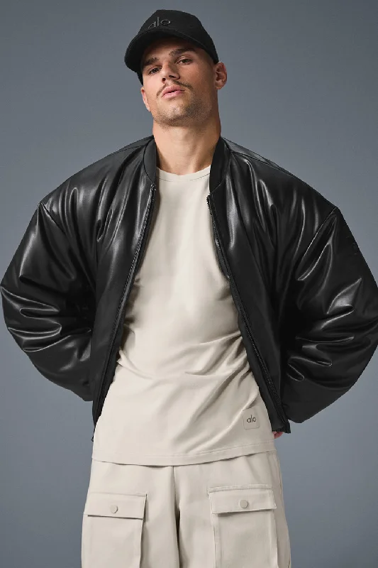 Exclusive deals on men’s fashion – Shop now and save big! Faux Leather Premier Bomber - Black Exclusive deals on men’s fashion – Shop now and save big! Faux Leather Premier Bomber - Black