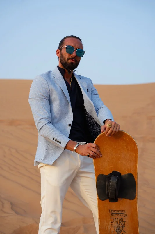 Don’t wait – shop the biggest sale of the season on men’s clothing! Vespo Blue Slim Fit Linen Blazer Don’t wait – shop the biggest sale of the season on men’s clothing! Vespo Blue Slim Fit Linen Blazer