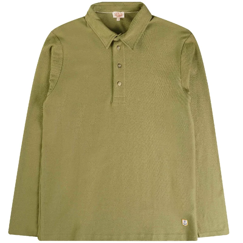 Seasonal discounts on stylish clothes – Perfect for any occasion! ID80018-Armor Lux Long Sleeve Khaki Polo Shirt Seasonal discounts on stylish clothes – Perfect for any occasion! ID80018-Armor Lux Long Sleeve Khaki Polo Shirt