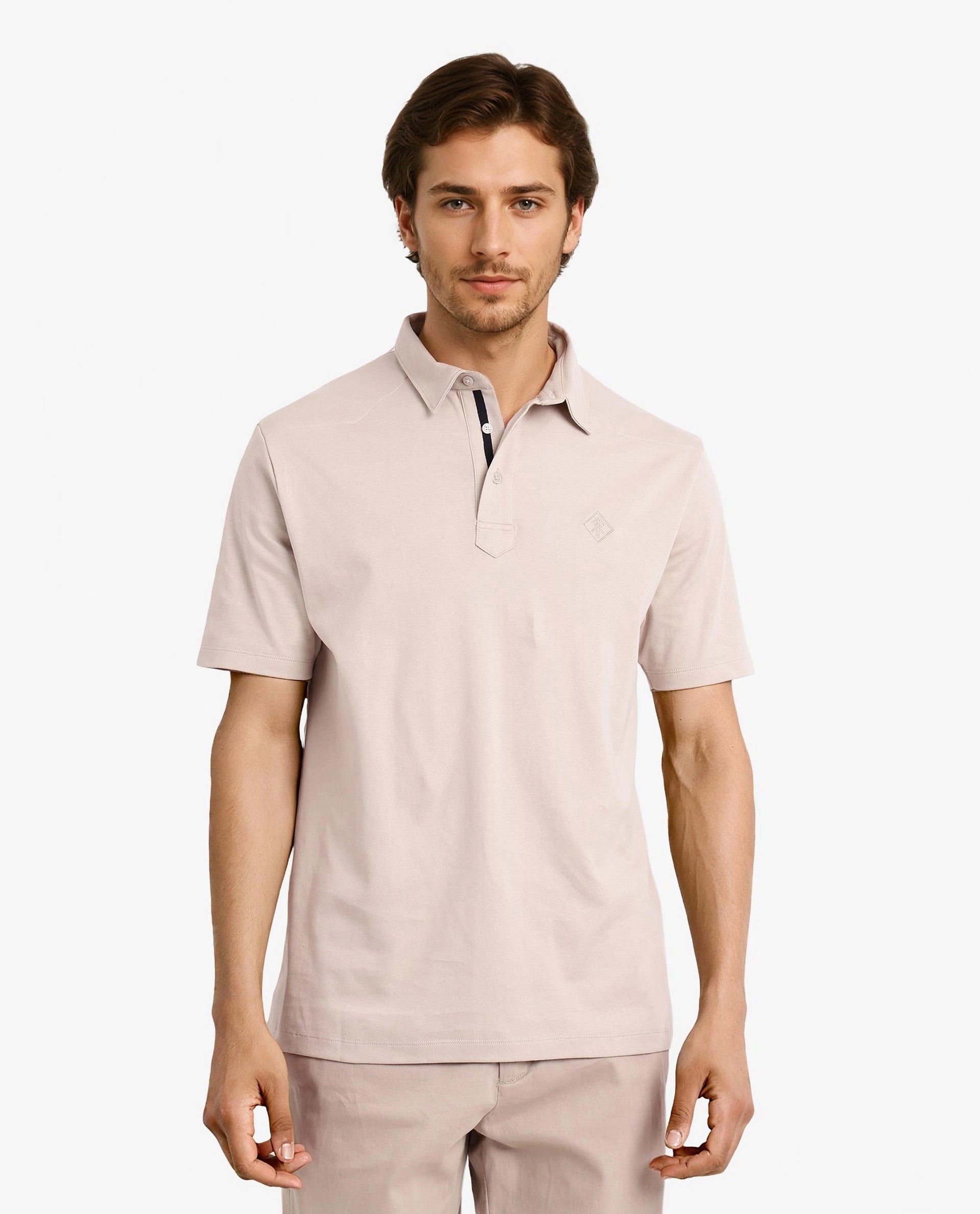 Shop stylish and affordable clothes – Rare Rabbit Men Calix Beige Short Sleeve Collared Neck Plain Embroidered Logo Polo Shop stylish and affordable clothes – Rare Rabbit Men Calix Beige Short Sleeve Collared Neck Plain Embroidered Logo Polo