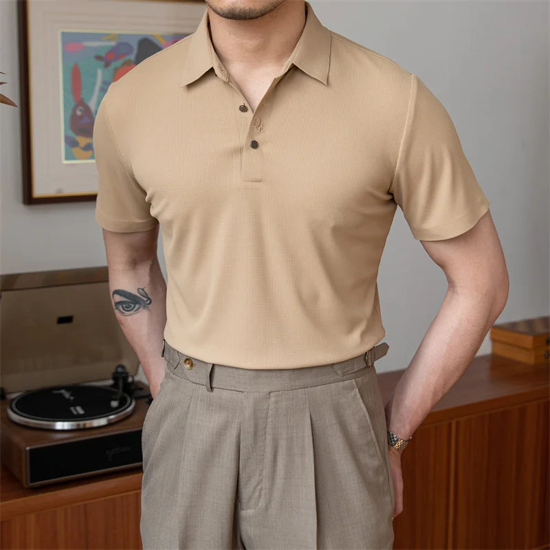Shop the look you love at prices you’ll love even more!  Draped Non-Iron Silky Polo