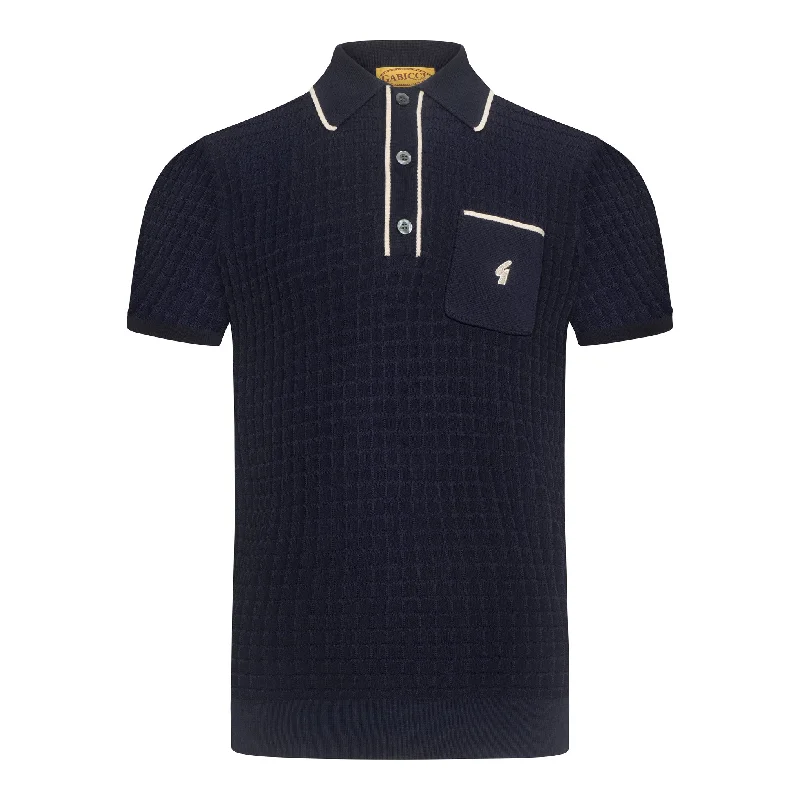 Shop the season’s best styles at discounted prices on men's clothing. Gabicci Vintage Roy Knit Polo Navy Shop the season’s best styles at discounted prices on men's clothing. Gabicci Vintage Roy Knit Polo Navy