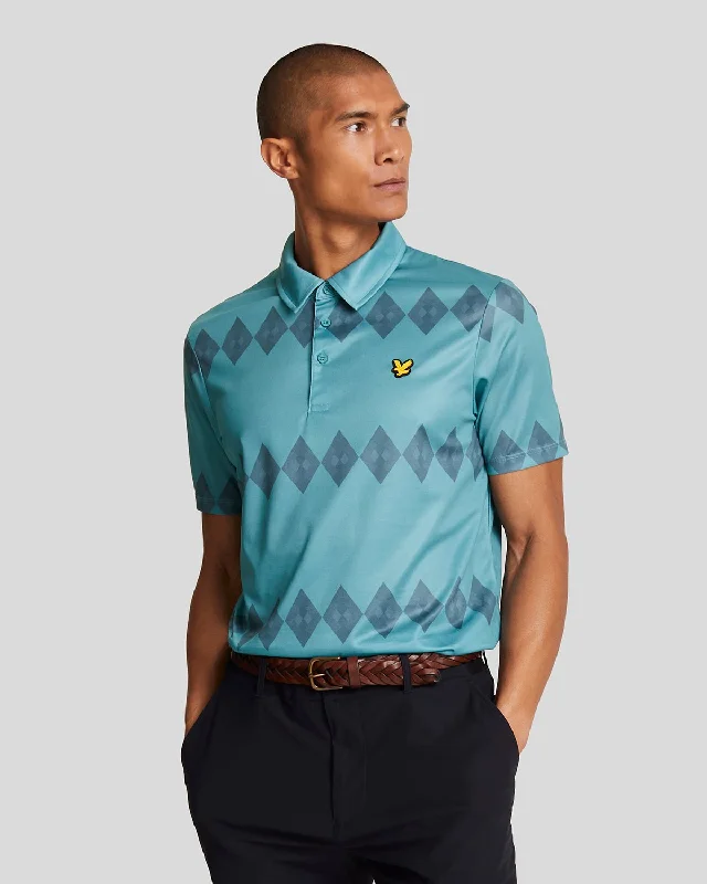 Get stylish outfits for every occasion – Shop now and save!  Golf Argyle Polo Shirt