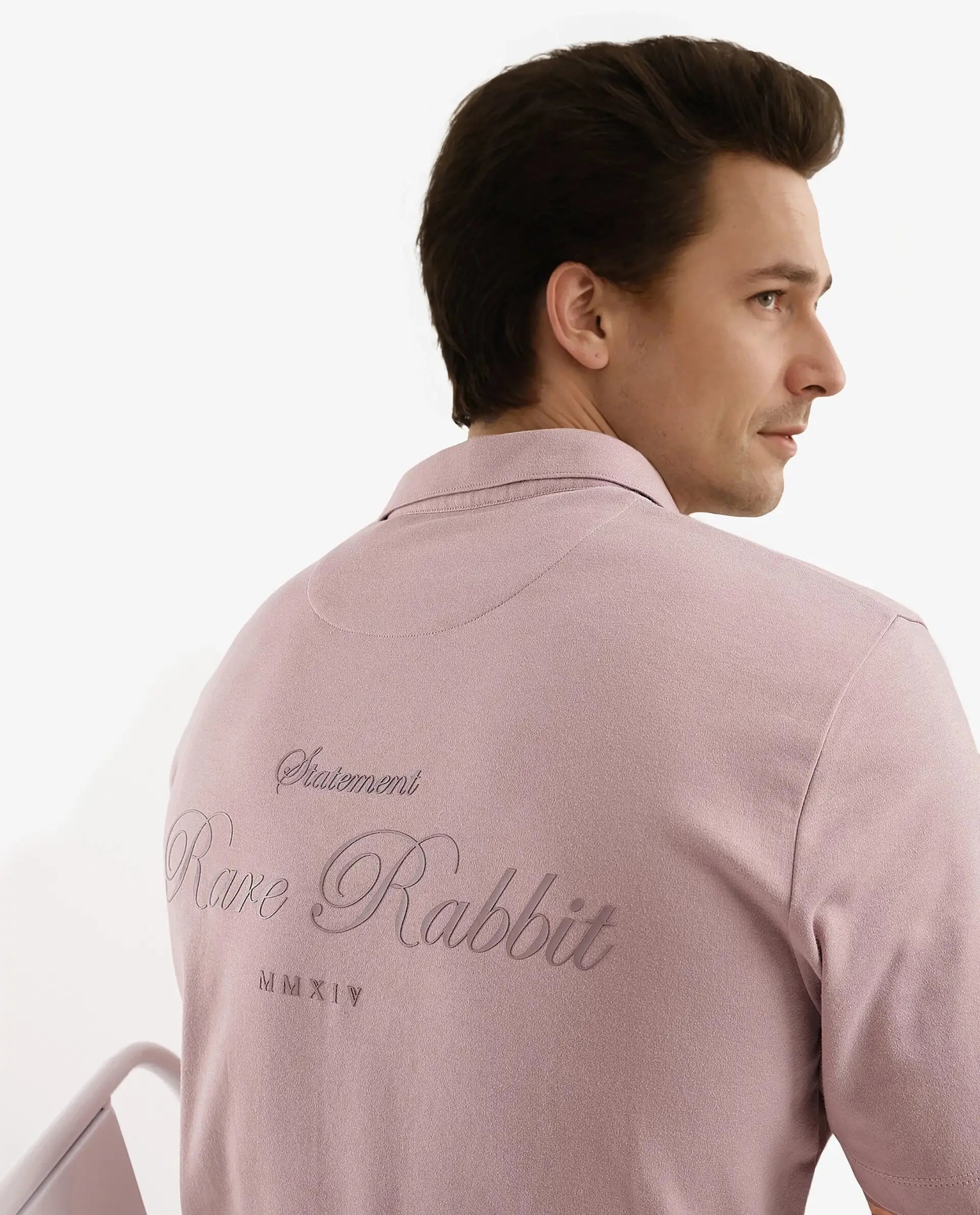 Shop trendy clothing at amazing prices – exclusive deals! Rare Rabbit Men Kace Dusky Pink Short Sleeve Regular Fit Embroidered Logo Plain Polo Shop trendy clothing at amazing prices – exclusive deals! Rare Rabbit Men Kace Dusky Pink Short Sleeve Regular Fit Embroidered Logo Plain Polo