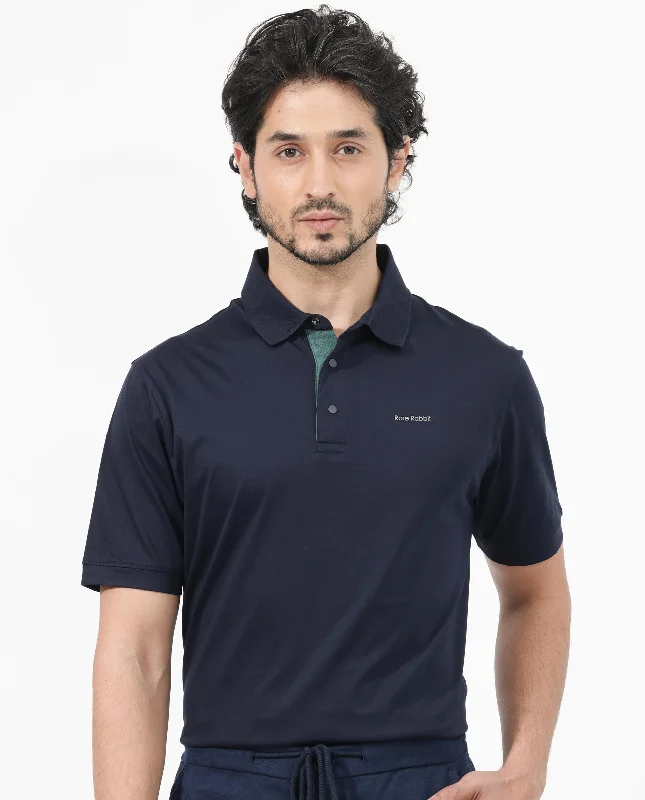Get fresh fashion for less – Shop trendy clothing at discounted prices. Rare Rabbit Mens Keneth Navy Short Sleeve Contrast Inner Placket Solid Polo-Tshirt Get fresh fashion for less – Shop trendy clothing at discounted prices. Rare Rabbit Mens Keneth Navy Short Sleeve Contrast Inner Placket Solid Polo-Tshirt