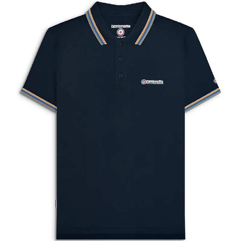 Look your best with exclusive savings on men’s fashion. Lambretta Tipped Polo Shirt Navy Look your best with exclusive savings on men’s fashion. Lambretta Tipped Polo Shirt Navy