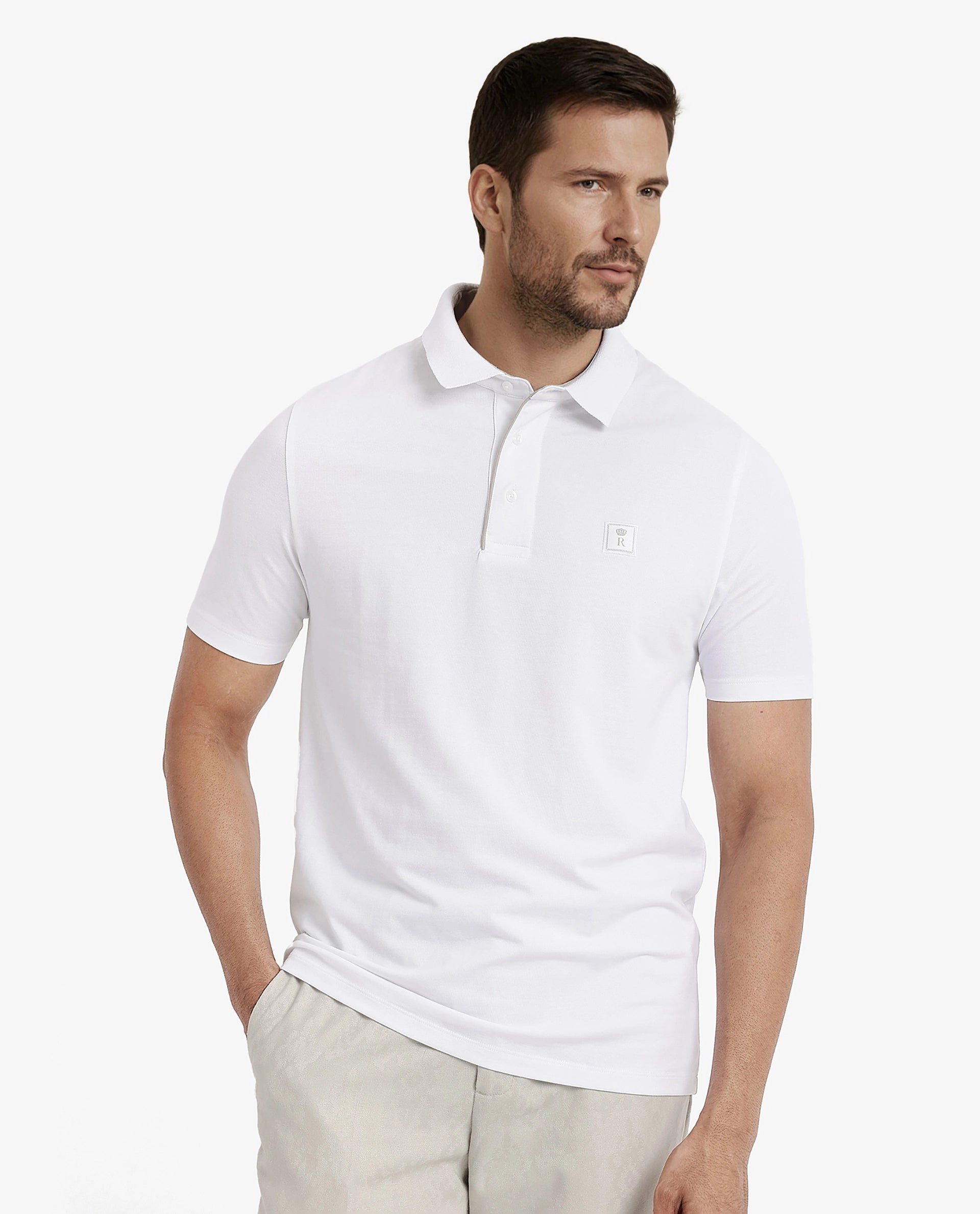 Best deals on men’s clothing – Sale ends soon, shop today! Rare Rabbit Men's Maq White Cotton Polyester Lycra Fabric Short Sleeve Contrasting Placket Piping Regular Fit Plain Polo T-Shirt Best deals on men’s clothing – Sale ends soon, shop today! Rare Rabbit Men's Maq White Cotton Polyester Lycra Fabric Short Sleeve Contrasting Placket Piping Regular Fit Plain Polo T-Shirt
