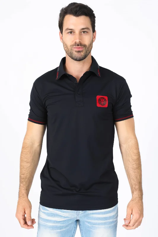Shop stylish fashion – Get huge savings on men’s clothing. Mens Modern Fit Stretch Cotton Black Polo Shop stylish fashion – Get huge savings on men’s clothing. Mens Modern Fit Stretch Cotton Black Polo