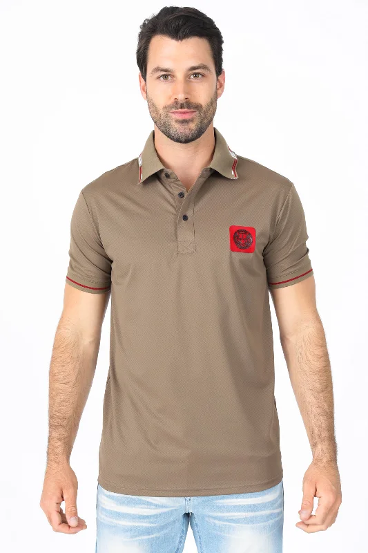 Special offer: Save on everyday clothing essentials – Shop now! Mens Modern Fit Stretch Cotton Khaki Polo Special offer: Save on everyday clothing essentials – Shop now! Mens Modern Fit Stretch Cotton Khaki Polo