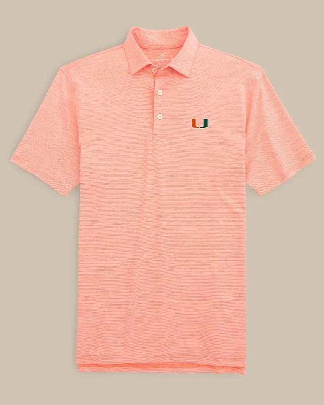Save on men’s formal wear – perfect for your next event! Miami Hurricanes Driver Spacedye Polo Shirt Save on men’s formal wear – perfect for your next event! Miami Hurricanes Driver Spacedye Polo Shirt