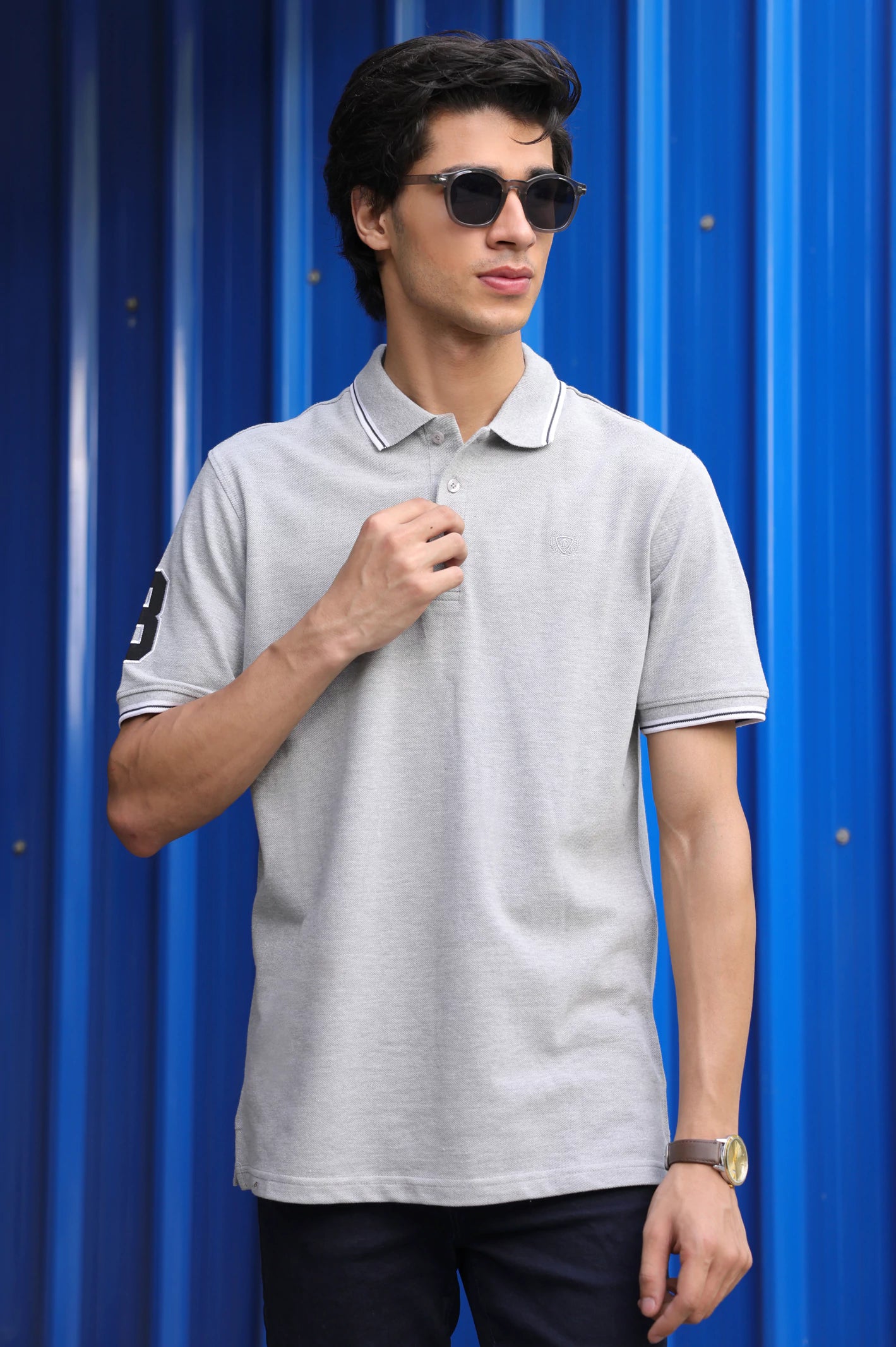 Shop the latest fashion trends with huge savings on all clothing. Heather Grey Jacquard Collar Polo Shop the latest fashion trends with huge savings on all clothing. Heather Grey Jacquard Collar Polo