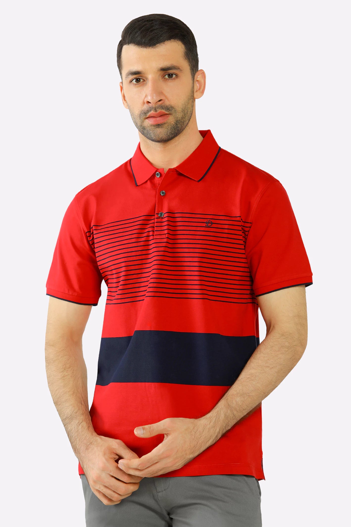 Big discounts  – Shop now for amazing deals.  Red Yarn Dyed Polo