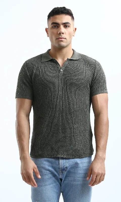 Shop the hottest fashion trends for less – deals you can’t miss. O182759 Short Sleeves Dark Olive Knitted Polo Shirt Shop the hottest fashion trends for less – deals you can’t miss. O182759 Short Sleeves Dark Olive Knitted Polo Shirt