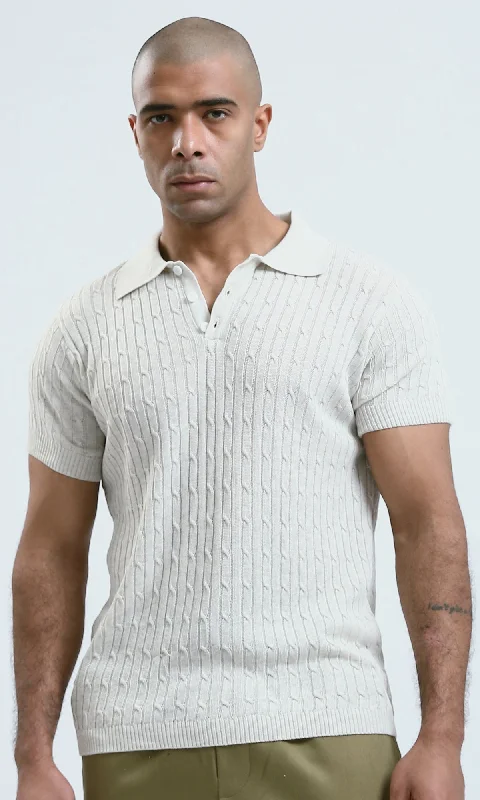 Take advantage of our men’s fashion sale – it’s your time to save! O183062 Short Sleeves Off-White Knitted Polo Shirt Take advantage of our men’s fashion sale – it’s your time to save! O183062 Short Sleeves Off-White Knitted Polo Shirt