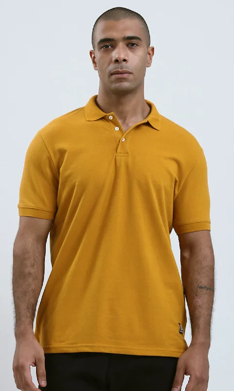 Shop clothing essentials at a fraction of the price – O188325 Buttoned Classic Collar Mustard Polo Shirt Shop clothing essentials at a fraction of the price – O188325 Buttoned Classic Collar Mustard Polo Shirt