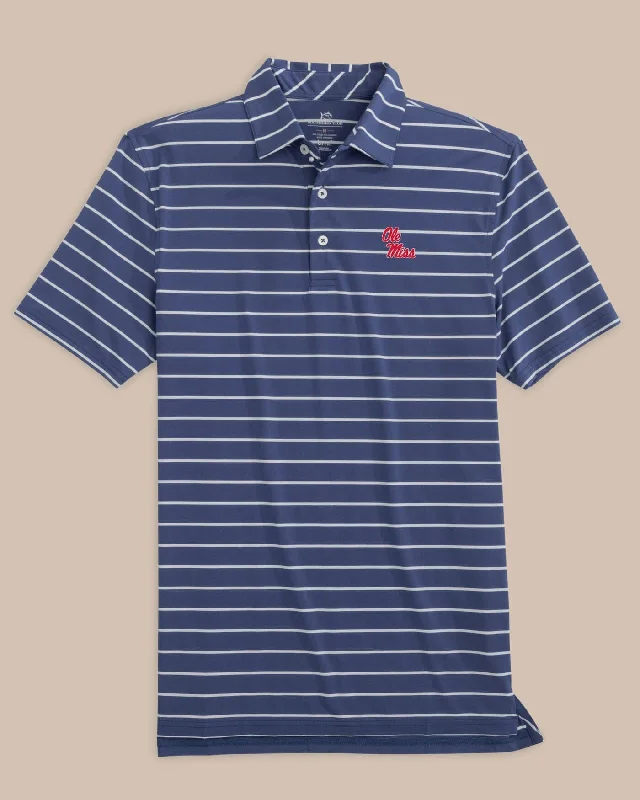 Last chance! Men’s clothing at unbeatable prices. Ole Miss Rebels brrr°®-eeze Desmond Stripe Polo Last chance! Men’s clothing at unbeatable prices. Ole Miss Rebels brrr°®-eeze Desmond Stripe Polo