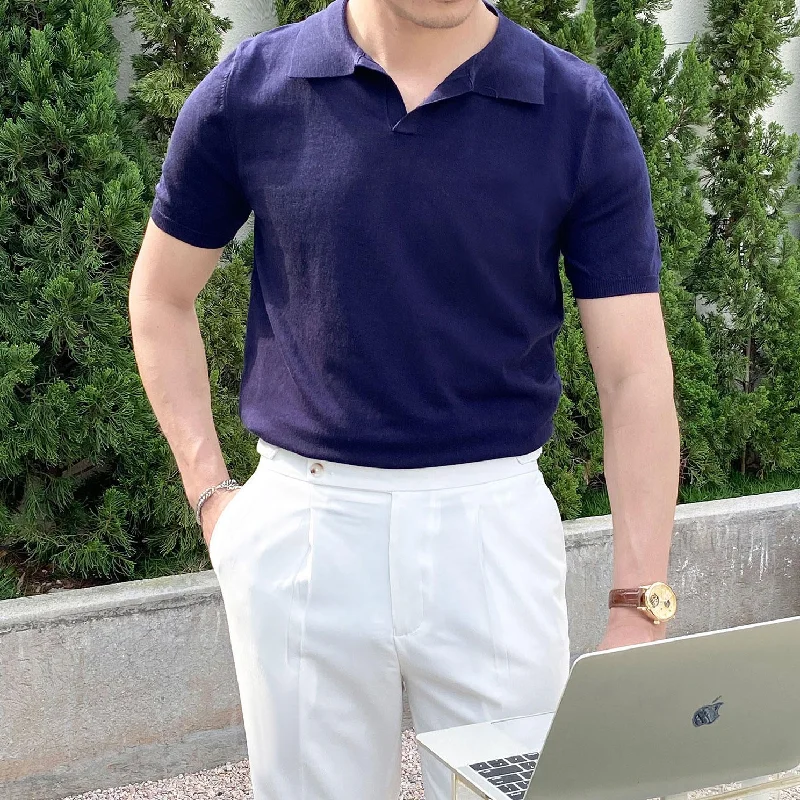 Get 20% off your first order of men’s fashion.  Lyocell Knit Open Collar Polo