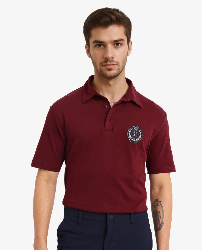 Shop clothing for less – Amazing savings on your favorite styles. Rare Rabbit Men's Ritz Maroon Cotton Fabric Short Sleeve Regular Fit Solid Polo T-Shirt Shop clothing for less – Amazing savings on your favorite styles. Rare Rabbit Men's Ritz Maroon Cotton Fabric Short Sleeve Regular Fit Solid Polo T-Shirt