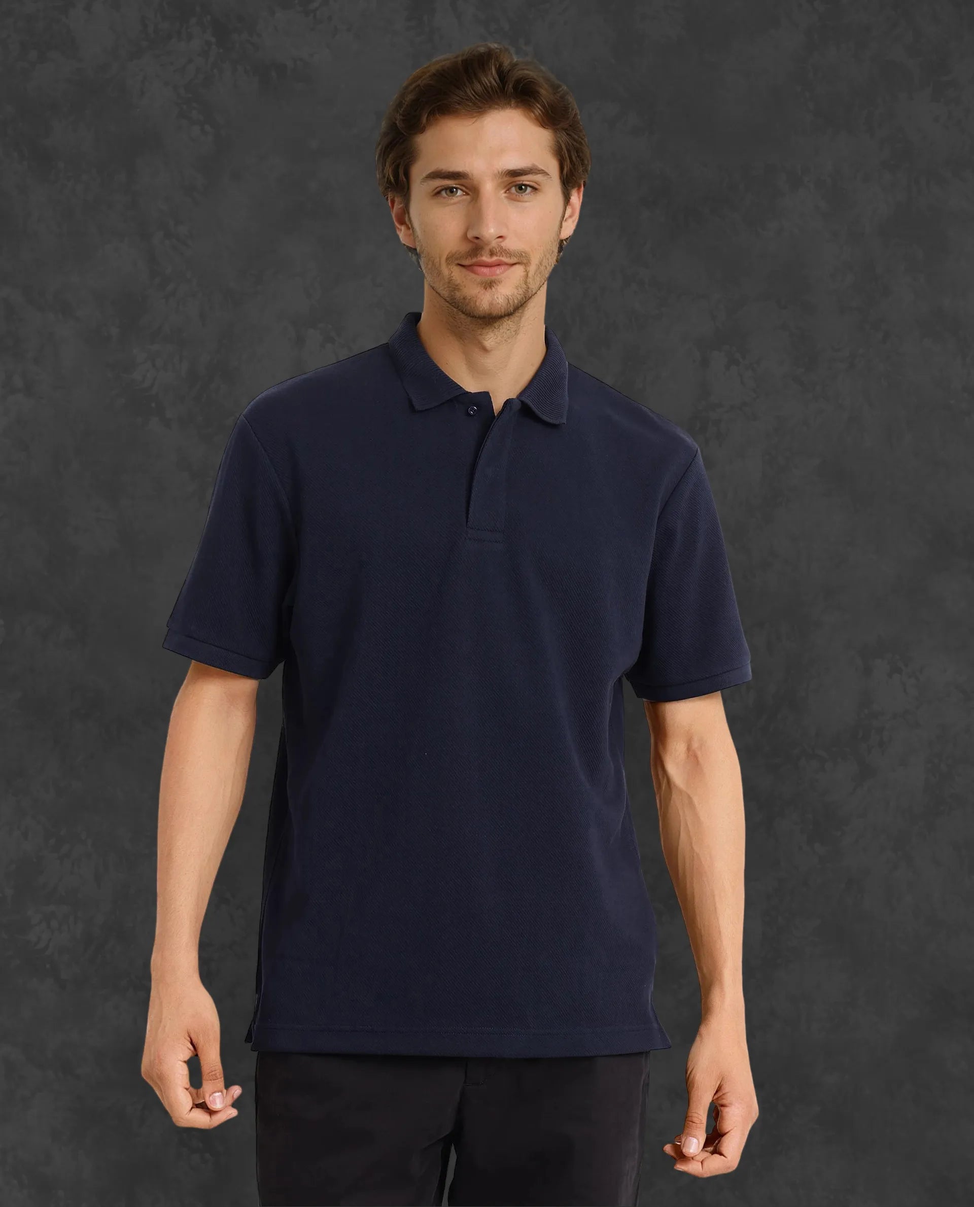 End-of-season clothing sale – Shop now for big savings! Rare Rabbit Men Spec Navy Cotton Polyester Fabric Short Sleeve Collared Neck Button Closure Plain Polo End-of-season clothing sale – Shop now for big savings! Rare Rabbit Men Spec Navy Cotton Polyester Fabric Short Sleeve Collared Neck Button Closure Plain Polo
