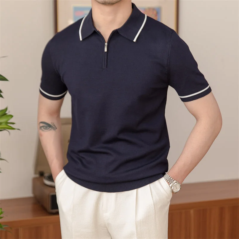 Exclusive deals on men’s fashion – Shop now and save big! Zipped Contrast Knitted Polo Exclusive deals on men’s fashion – Shop now and save big! Zipped Contrast Knitted Polo