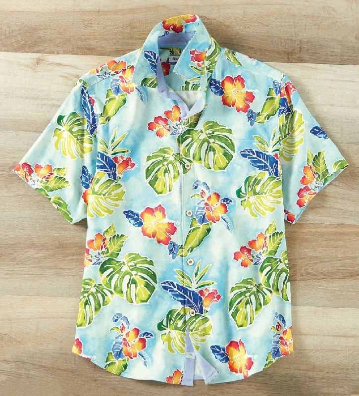 Bundle and save: Shop men’s fashion and enjoy exclusive discounts.  Tommy Bahama Fiesta Keys Silk Short Sleeve Sport Shirt