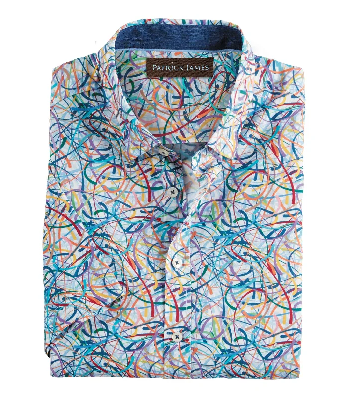 Flash discounts on men’s clothing – Don’t miss out! Patrick James Doodling Print Shirt Flash discounts on men’s clothing – Don’t miss out! Patrick James Doodling Print Shirt