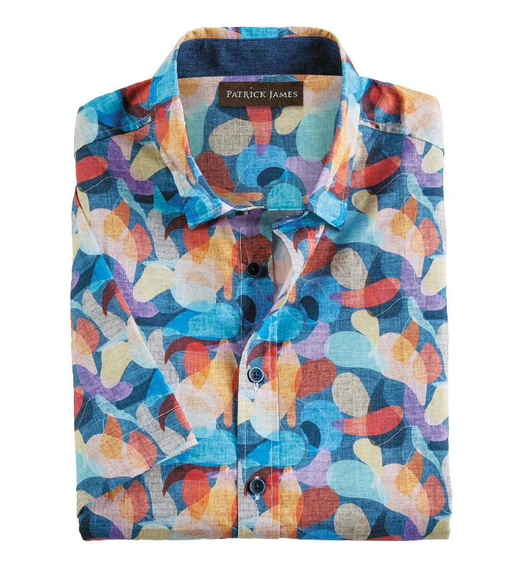 Shop now for fresh styles at discounted prices.  Patrick James Abstract Print Shirt