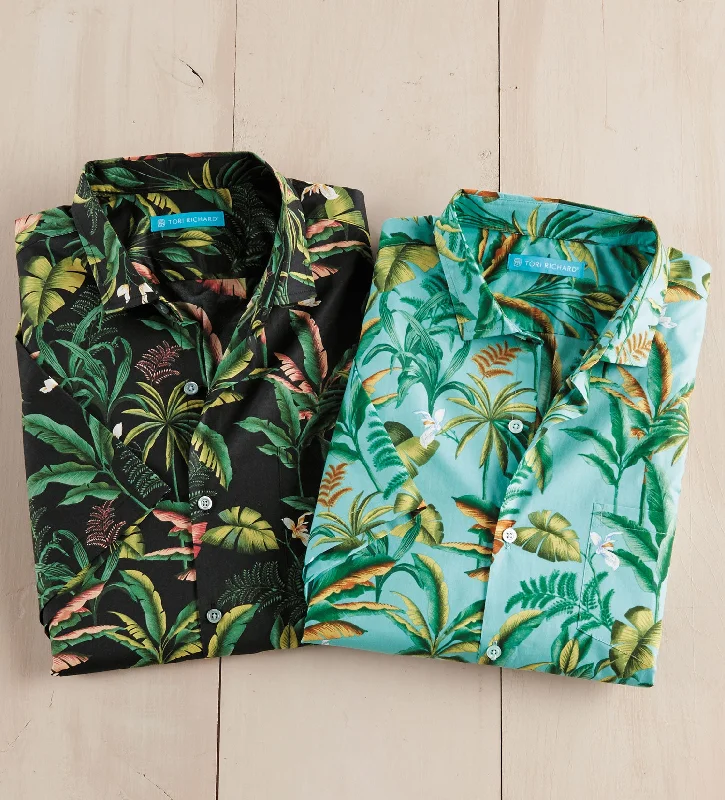 Look sharp without breaking the bank – men’s clothing sale now! Tori Richard Short Sleeve Mighty Jungle Cotton Lawn Shirt Look sharp without breaking the bank – men’s clothing sale now! Tori Richard Short Sleeve Mighty Jungle Cotton Lawn Shirt