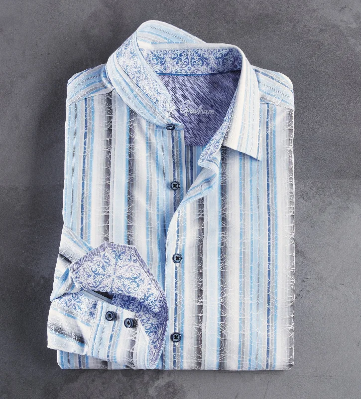 Shop the best clothing sale – Limited-time offer.  Robert Graham Drakeswood Shirt