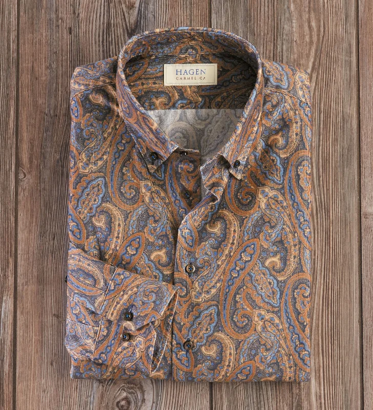 Exclusive offers on men’s wardrobe essentials – save more now! Hagen Paisley Cord Long Sleeve Shirt Exclusive offers on men’s wardrobe essentials – save more now! Hagen Paisley Cord Long Sleeve Shirt