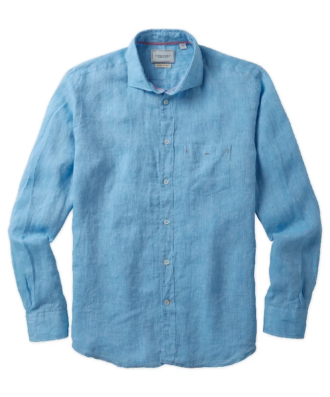 Shop the best clothing brands at amazing prices –   Long Sleeve Linen Sport Shirt