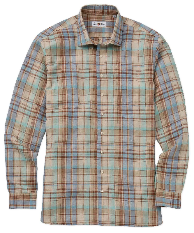 Huge savings on popular clothing styles – Alan Paine of England Linen Plaid Sport Shirt Huge savings on popular clothing styles – Alan Paine of England Linen Plaid Sport Shirt