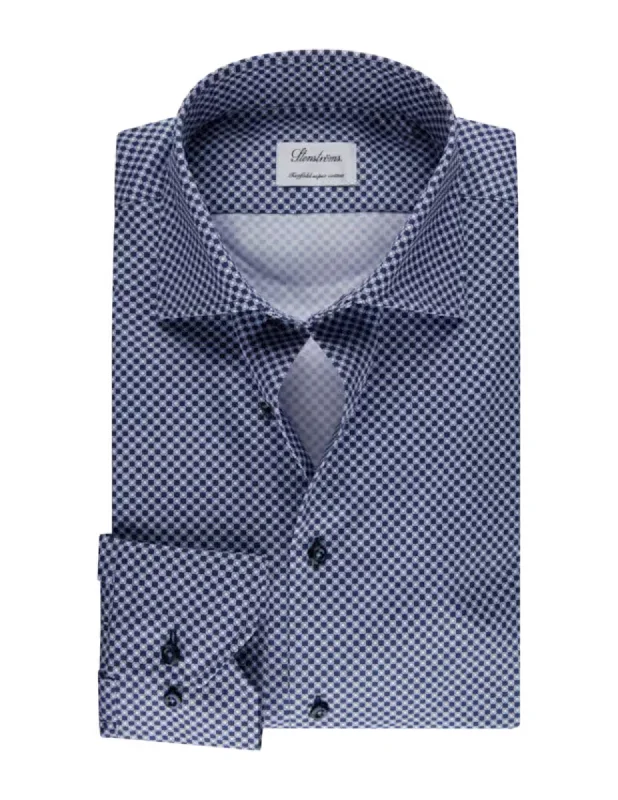 Get ready for your next season with amazing savings on all clothing. Blue Geometric Pattern Shirt | Slim Get ready for your next season with amazing savings on all clothing. Blue Geometric Pattern Shirt | Slim