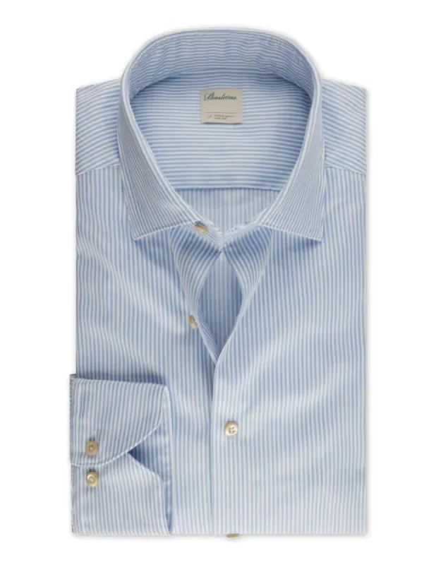 Shop fashion favorites at discounted prices – Limited time offer. Blue Striped Twill Shirt | Fitted Shop fashion favorites at discounted prices – Limited time offer. Blue Striped Twill Shirt | Fitted