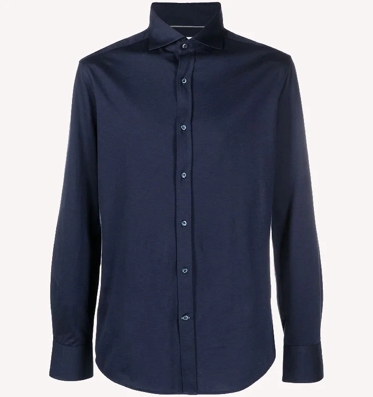 Clearance sale – shop men's clothing at discounted prices! Brunello Cucinelli Sport Shirt in Navy Clearance sale – shop men's clothing at discounted prices! Brunello Cucinelli Sport Shirt in Navy