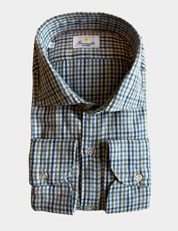 Shop our men's clothing collection for the best prices of the season. Brushed Cotton Shirt | Blue/Grey Mix Shop our men's clothing collection for the best prices of the season. Brushed Cotton Shirt | Blue/Grey Mix
