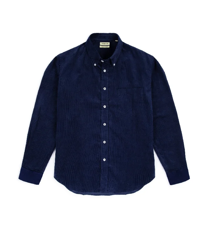 Shop the latest fashion trends with huge savings on all clothing. De Bonne Facture Needlecord Button Down Shirt: Navy Shop the latest fashion trends with huge savings on all clothing. De Bonne Facture Needlecord Button Down Shirt: Navy